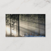 冬の森を通るサンビーム 名刺 (裏面)