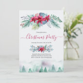 冬の森エレガントのクリスマスパーティー 招待状 (スタンド正面)