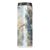 冬の森ナサッチソングバードウォーター色タンブラー タンブラー (裏面)