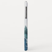 冬の森ムーディウォータカラーパーソナライズされた Case-Mate iPhoneケース (裏面/左)