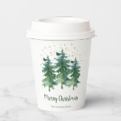 冬の森メリークリスマスカンパニー 紙コップ (裏面)