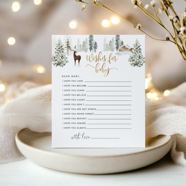 冬の森林の鹿がベビーを願う (クリエイターアップロード済み)