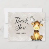 冬の森林サンキューカード サンキューカード (正面)