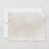 冬の森林サンキューカード サンキューカード (裏面)