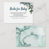 冬の森林本ベビー エンクロージャーカード (正面/裏面)