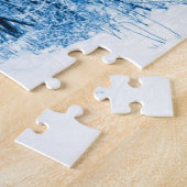 冬の森林道 ジグソーパズル (側面)