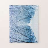 冬の森林道 ジグソーパズル (縦)