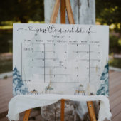 冬の森男女兼用期限を推測 ポスター