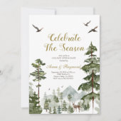 冬の森祝のオープンハウス 招待状 (正面)