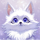 冬の森 : かわいい幻想的なキツネの野生生物 ノートブック