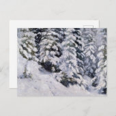 冬の森 | アレクサンダーボリソフ ポストカード (正面/裏面)