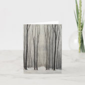 冬の森 カード (正面)