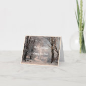 冬の森 カード (正面)