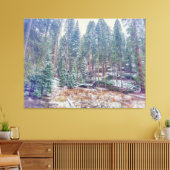 冬の森 キャンバスプリント (インサイチュ (リビング))