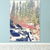 冬の森 キャンバスプリント (インサイチュ (ウッドフロア))