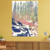 冬の森 キャンバスプリント (インサイチュ (リビング))