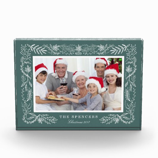 冬の森 |フレーム付き休日 フォトブロック (正面)