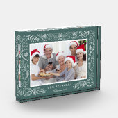 冬の森 |フレーム付き休日 フォトブロック (左)