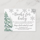 冬の森 |ベビーエンクロージャカードの帳簿 エンクロージャーカード (正面)