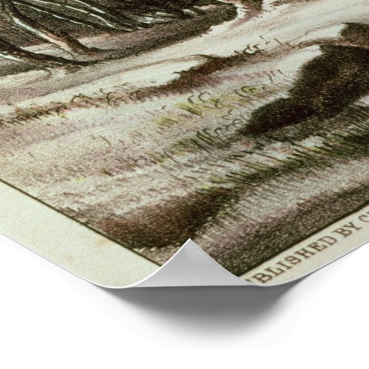 冬の森 ポスター (角)