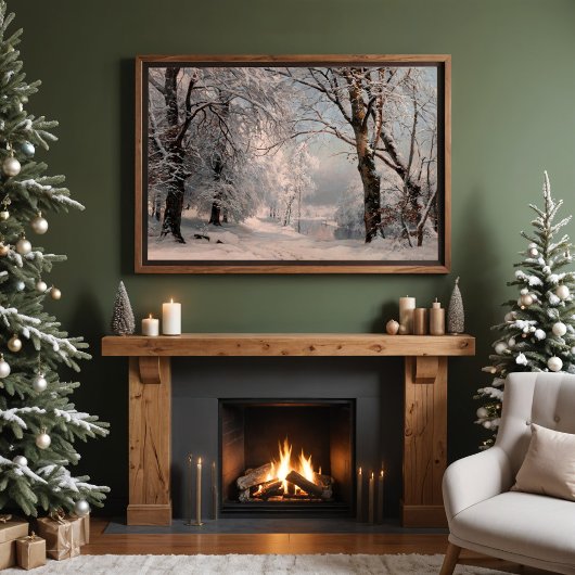 冬の森 ポスター