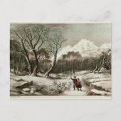 冬の森 ポストカード (正面)