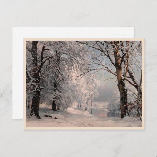 冬の森 ポストカード (正面/裏面)