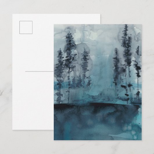 冬の森 ポストカード (正面/裏面)