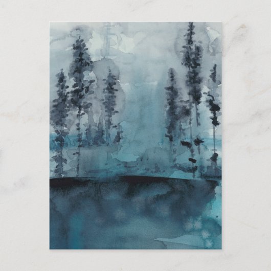 冬の森 ポストカード (正面)