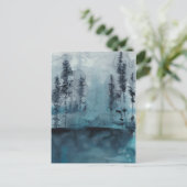 冬の森 ポストカード (スタンド正面)