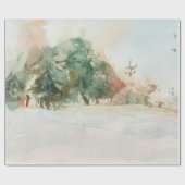 冬の森 ラッピングペーパー (フラット)