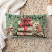 冬の森 ランバークッション (ブランケット)