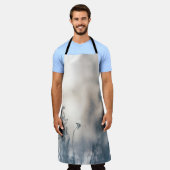 冬の植物の自然写真 エプロン (着用した状態)