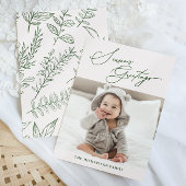 冬の植物ピンク・シーズンの挨拶の写真 シーズンカード