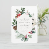 冬の植物フローラ写真 セーブザデート (スタンド正面)