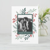 冬の植物学のエレガントクリスマス写真 (スタンド正面)