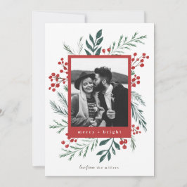 冬の植物学のエレガントクリスマス写真