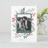 冬の植物学のエレガントクリスマス写真 (スタンド正面)