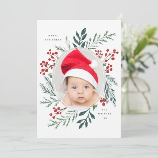 冬の植物学のエレガントクリスマス写真 (スタンド正面)