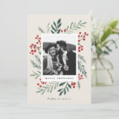 冬の植物学のエレガントクリスマス写真 (スタンド正面)