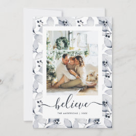 冬の植物学の写真信じ,クリスマスカード シーズンカード