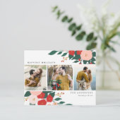 冬の植物学4フォトホリデー ポストカード (スタンド正面)