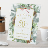 冬の植物学50th誕生日パーティーへようこそ 台座サイン (インサイチュ)