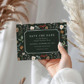 冬の植物性フェスティバルクリスマスの日付を保存 シーズンポストカード