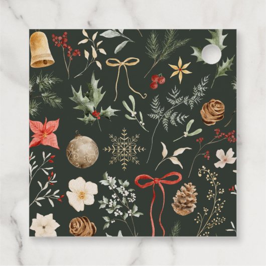 冬の植物性フェスティバルクリスマスパーティー フェイバータグ (裏面)