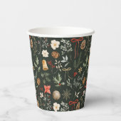 冬の植物性フェスティバルクリスマスパーティー 紙コップ (裏面)