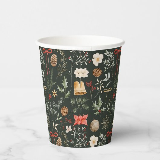 冬の植物性フェスティバルクリスマスパーティー 紙コップ (右)
