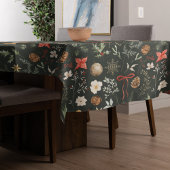 冬の植物性フェスティバルクリスマス テーブルクロス