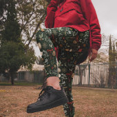 冬の植物性フェスティバルクリスマス レギンス