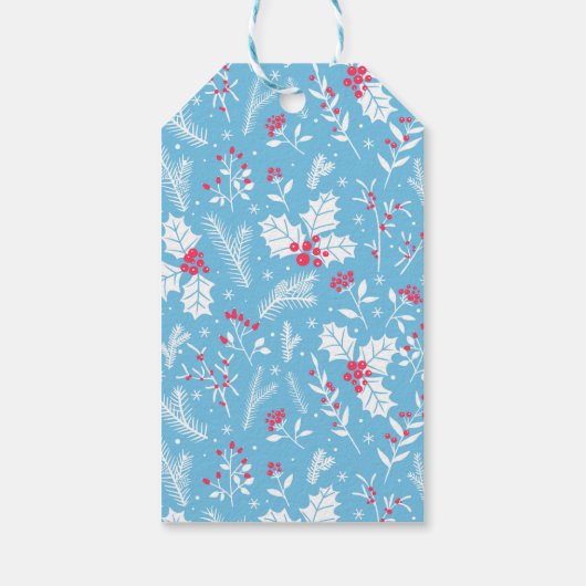 冬の植物2 ギフトタグ (裏面)